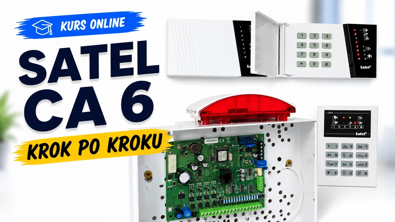 Satel CA-6 podłączenie i programowanie krok po kroku