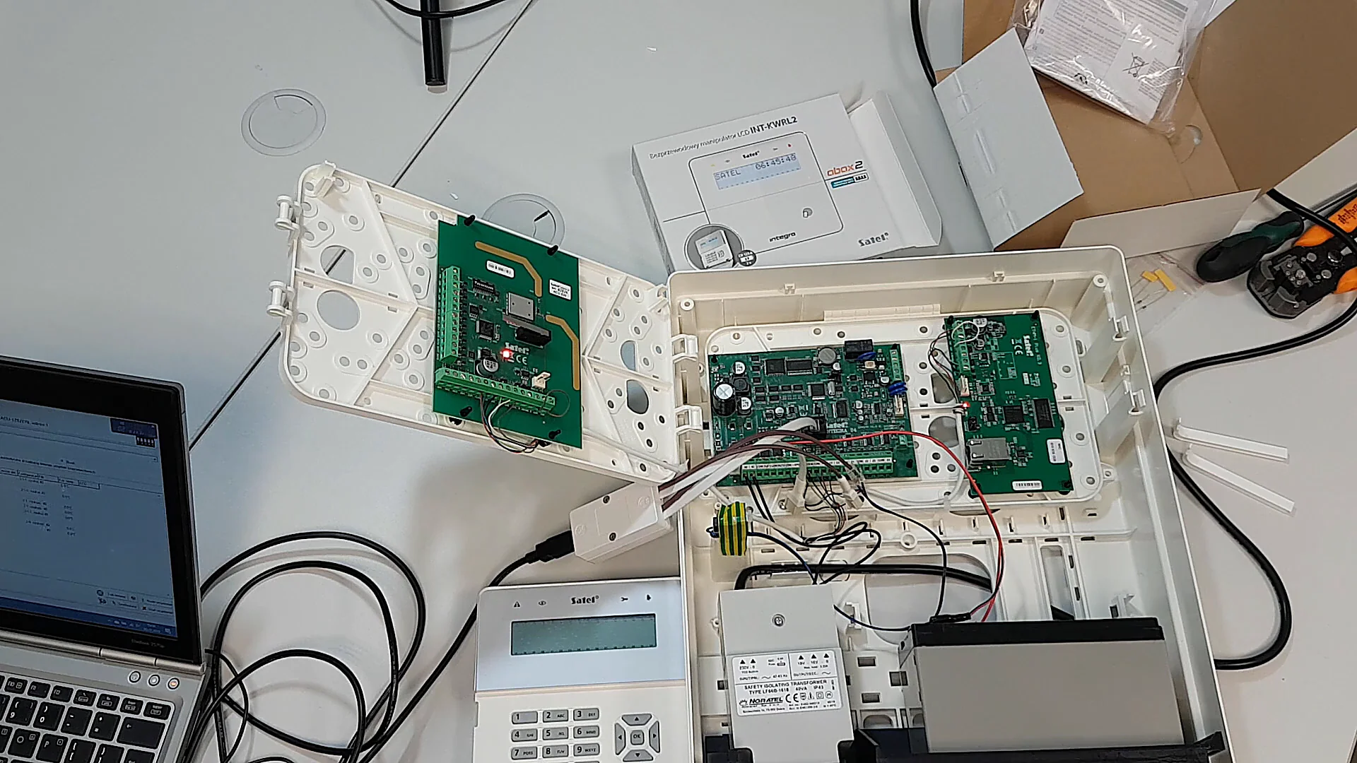 Fragment szkolenia Satel Integra ABAX2