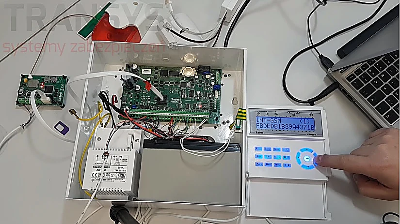 Fragment szkolenia INT-GSM LTE Satel Integra