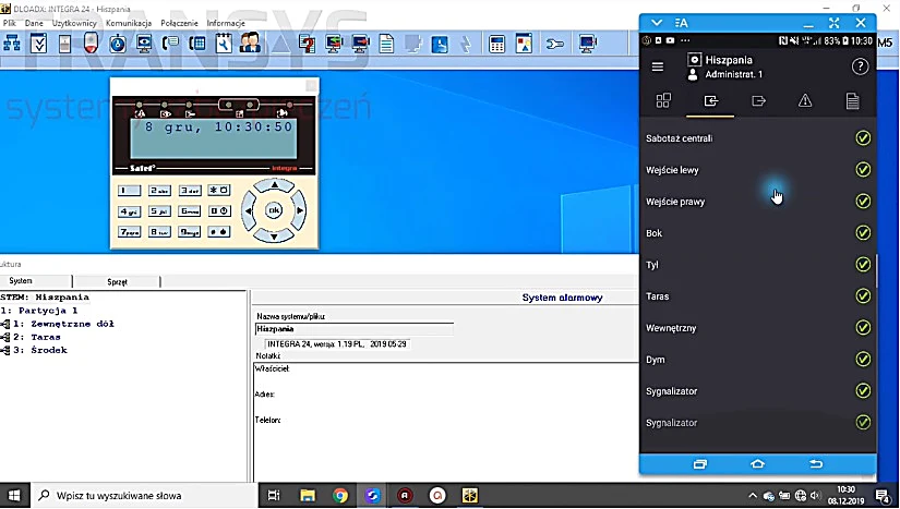 Fragment szkolenia INT-GSM LTE Satel Integra
