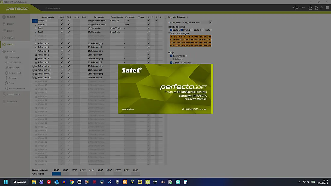 Perfecta Soft - konfiguracja systemu Satel Perfecta