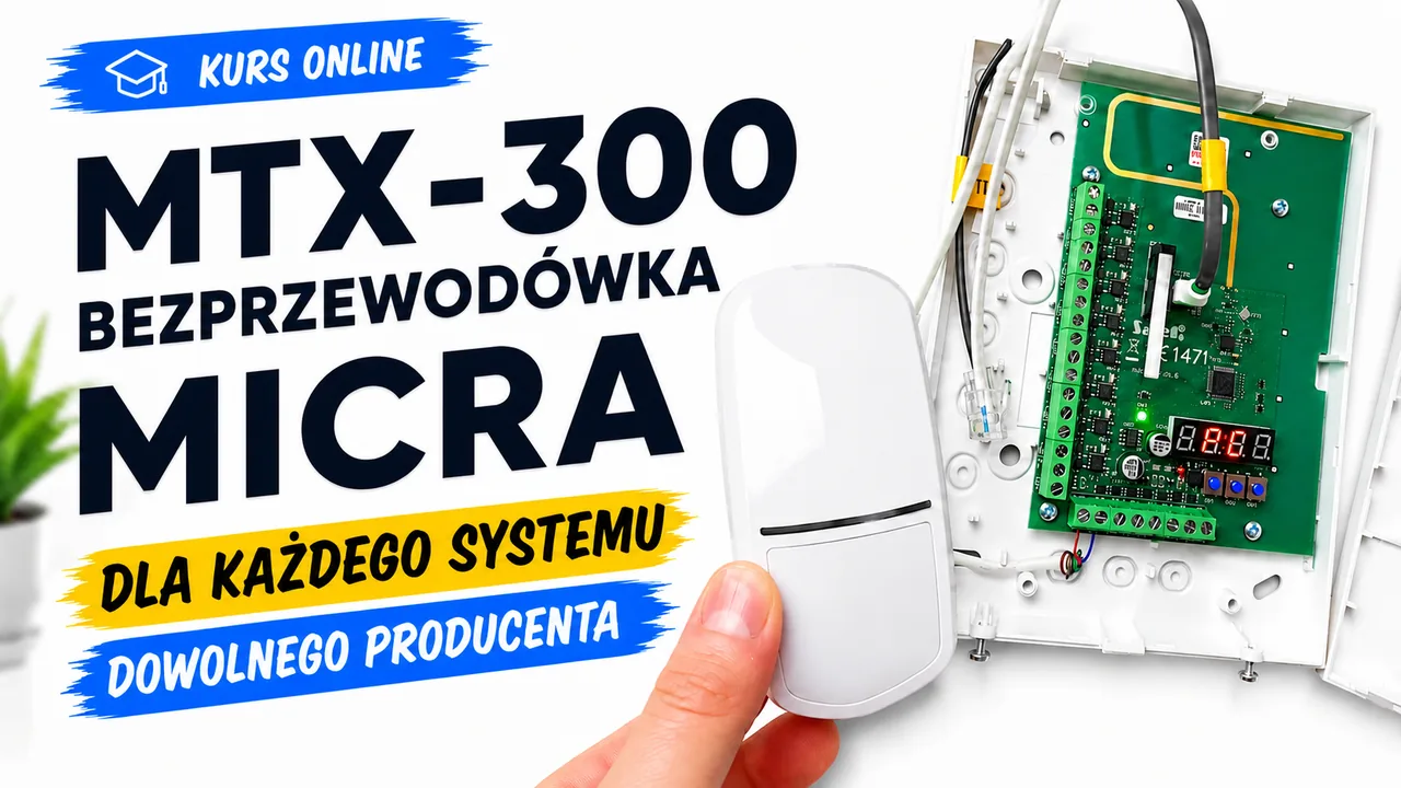 Satel MTX-300 bezprzewodówka MICRA dla dowolnego systemu