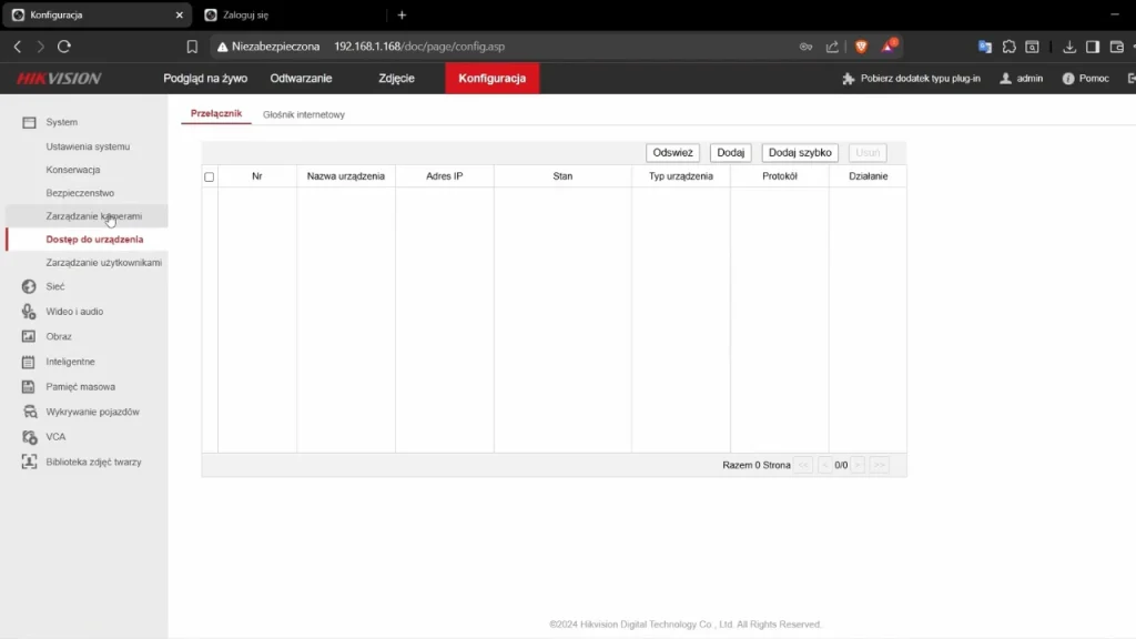 szkolenie online hikvision ip krok po kroku